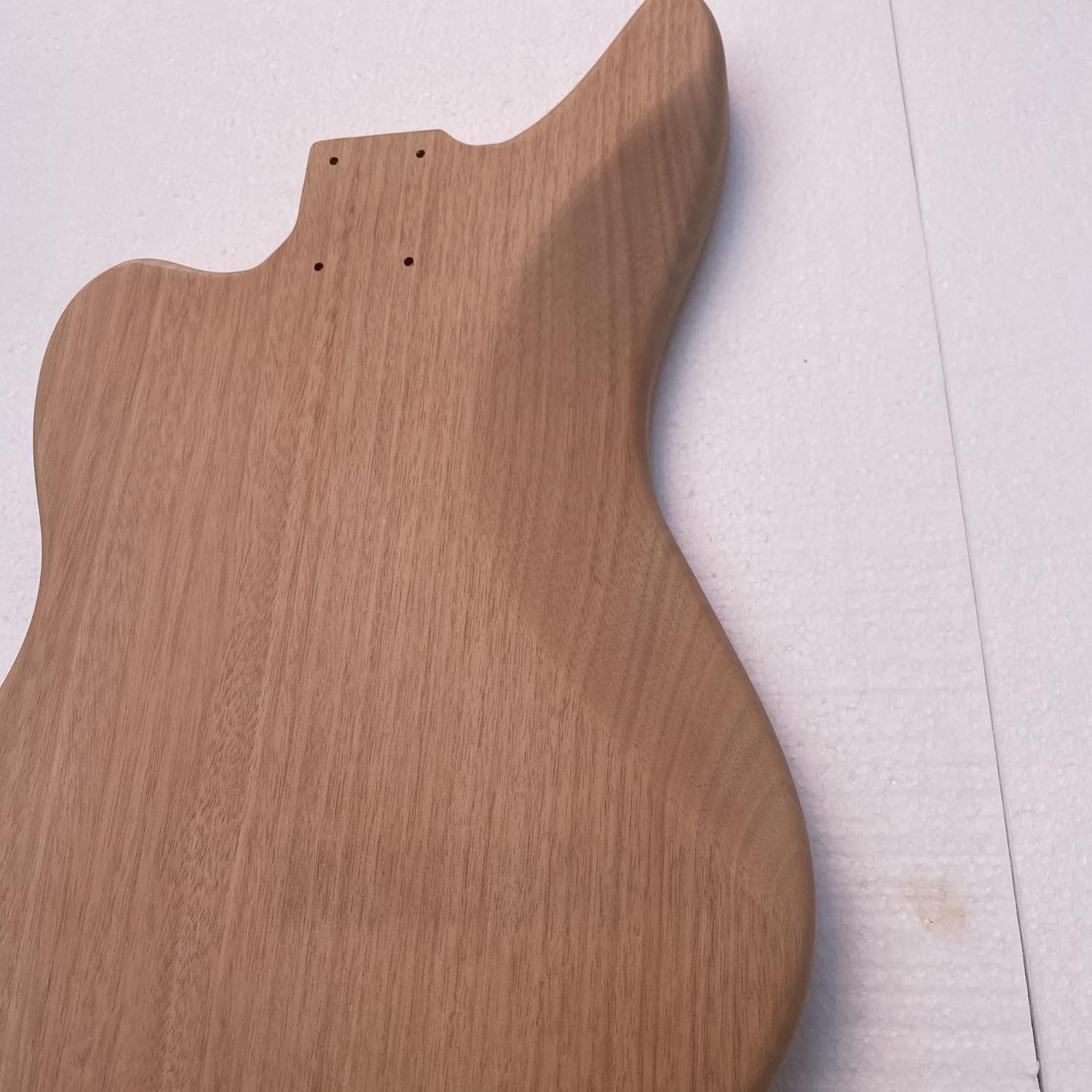 TSTS Bass Mahogany Unfinish Electric Guitar Body for DIY Guitar Accessory Guitar DIY Accessory