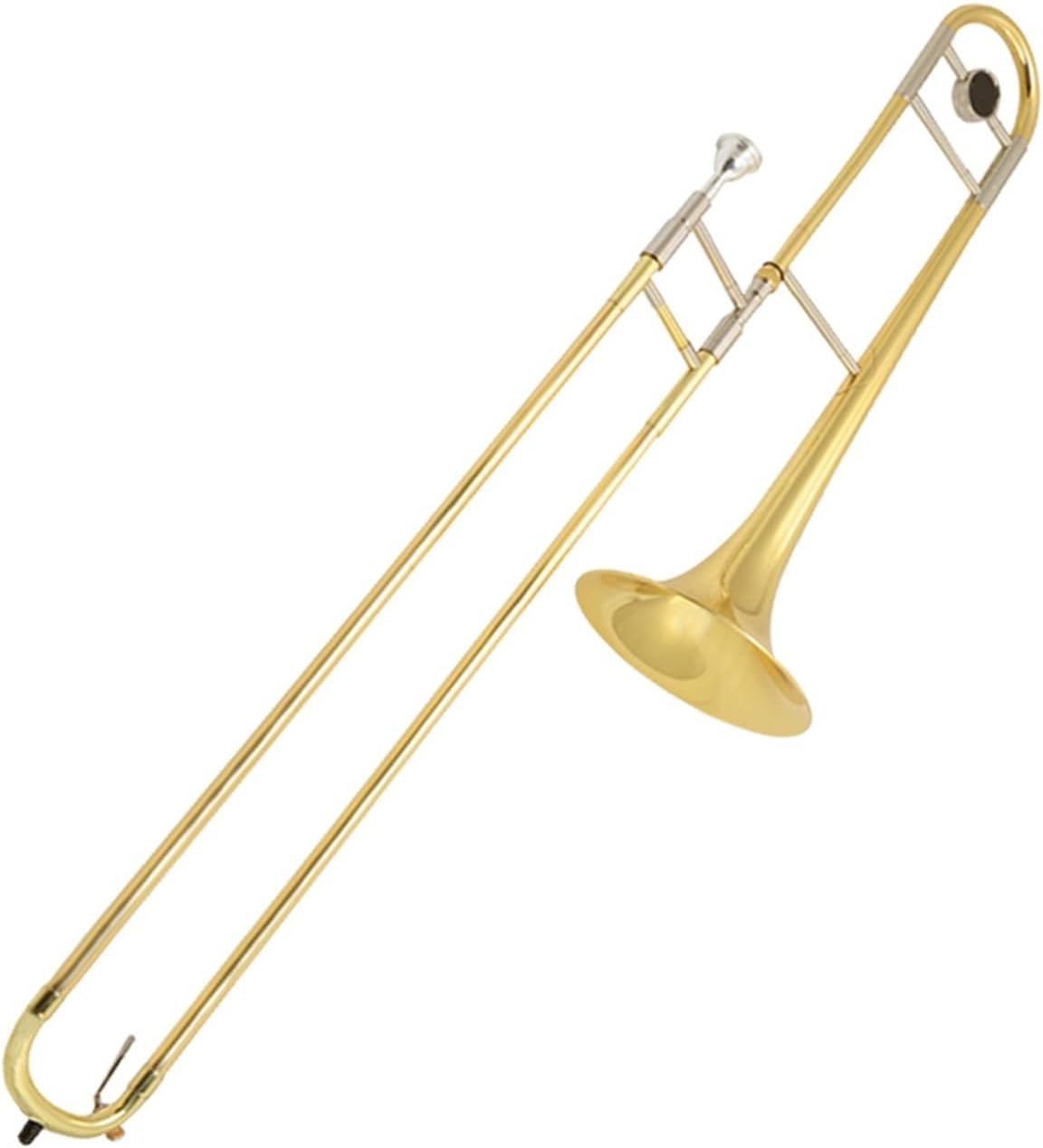 Adult Trombone Instrument Trombone B Flat Tenor Brass Pull Pipe Beginner Playing Adult Golden Instrument