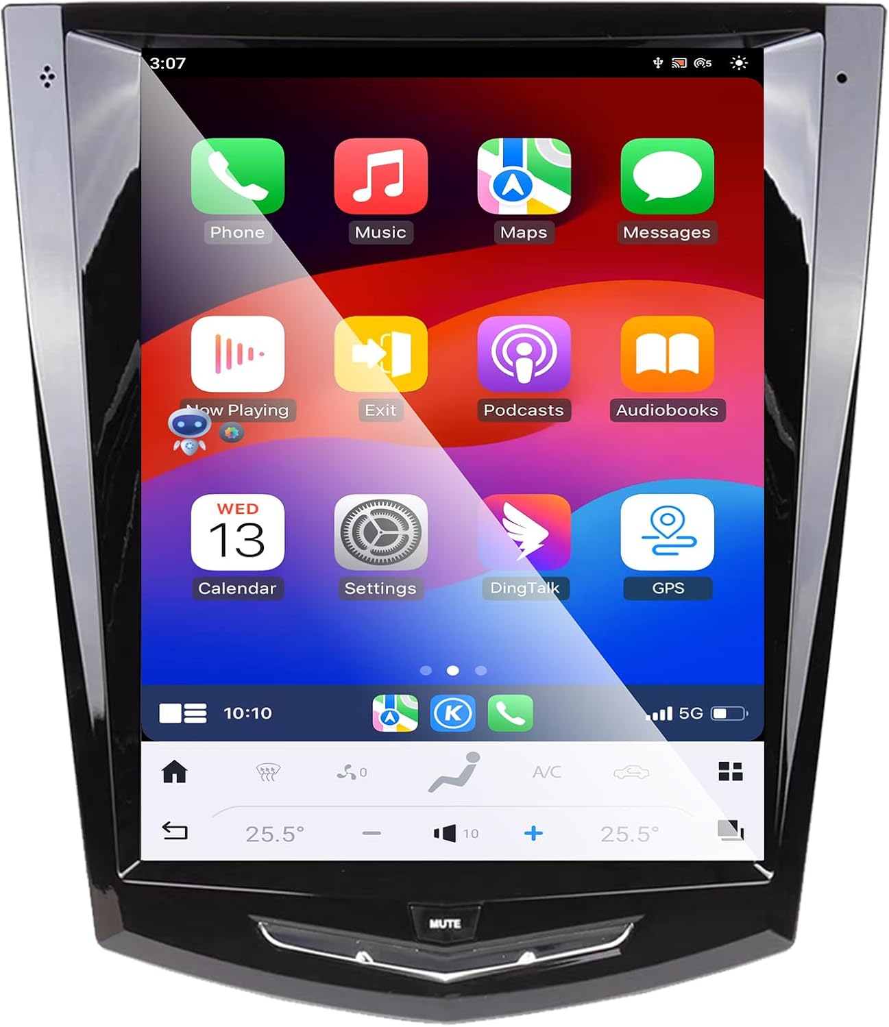 10.4-inch Android 13 Car Radio System for Cadillac ATS CTS SRX 2013 2014 2015 2016 2017 2018 Wireless CarPlay/Android Auto 8+128G Memory GPS Audio and Video System