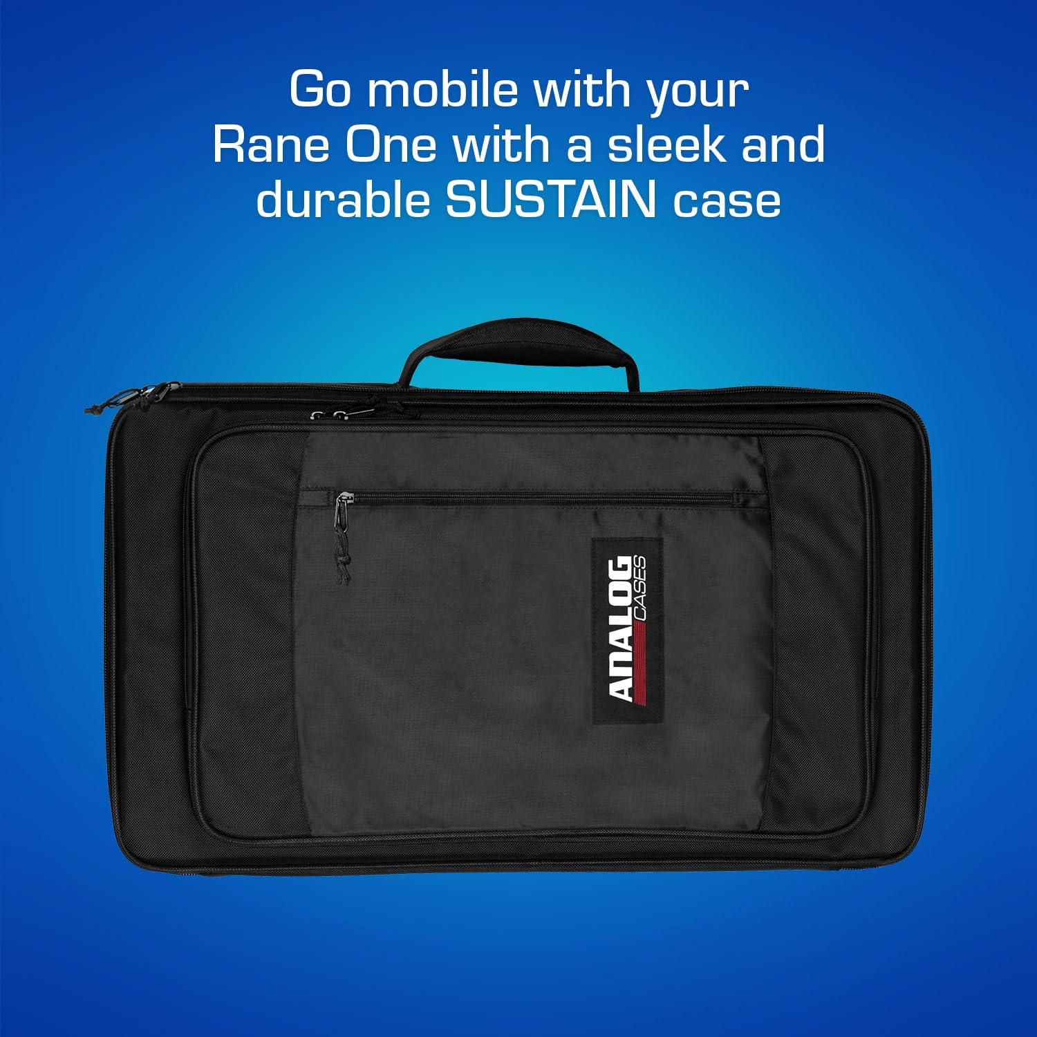 ANALOG CASES RANE One Case - Custom-Fitted Padded SUSTAIN Travel Case with Backpack Straps