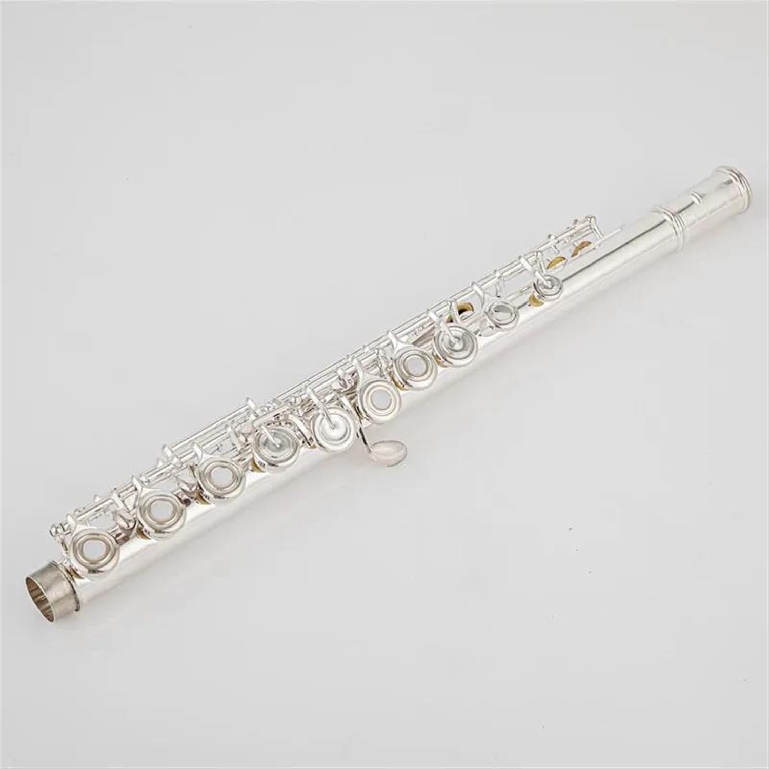 Woodwind Instruments Flute Cupronickel Opening C Key 16 Hole Flute Silver Plated Musical Instruments With Case