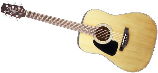 Takamine GD30LH Dreadnought Acoustic Guitar, Left Handed - Natural Bundle with Hard Case, Tuner, Strap, Strings, Picks, Austin Bazaar Instructional DVD, and Polishing Cloth