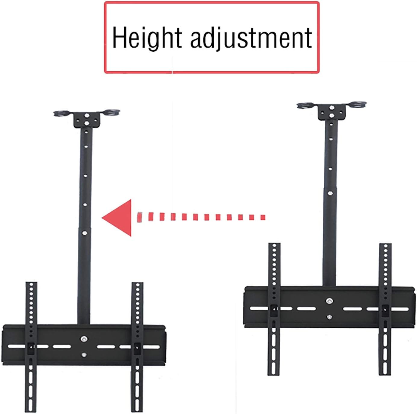 tv Wall Mount' TV Stand,Tv Wall Mount Ceiling TV Mount, Adjustable Tilt Swivel TV Bracket, with Loading 110 Lbs, Ceiling TV Mount Bracket Apply to Shopping Mall/Workplace/Street Sh