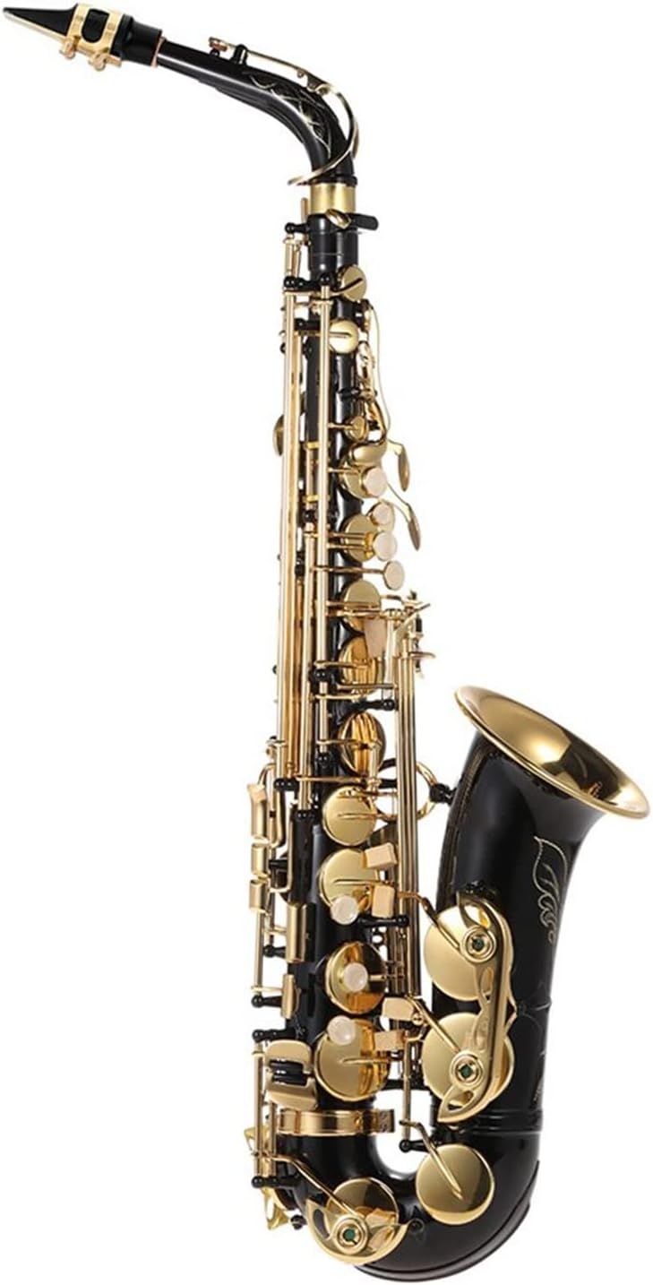 EB Alto Saxophone Brass Lacquered Gold E Flat Sax Woodwind Instrument