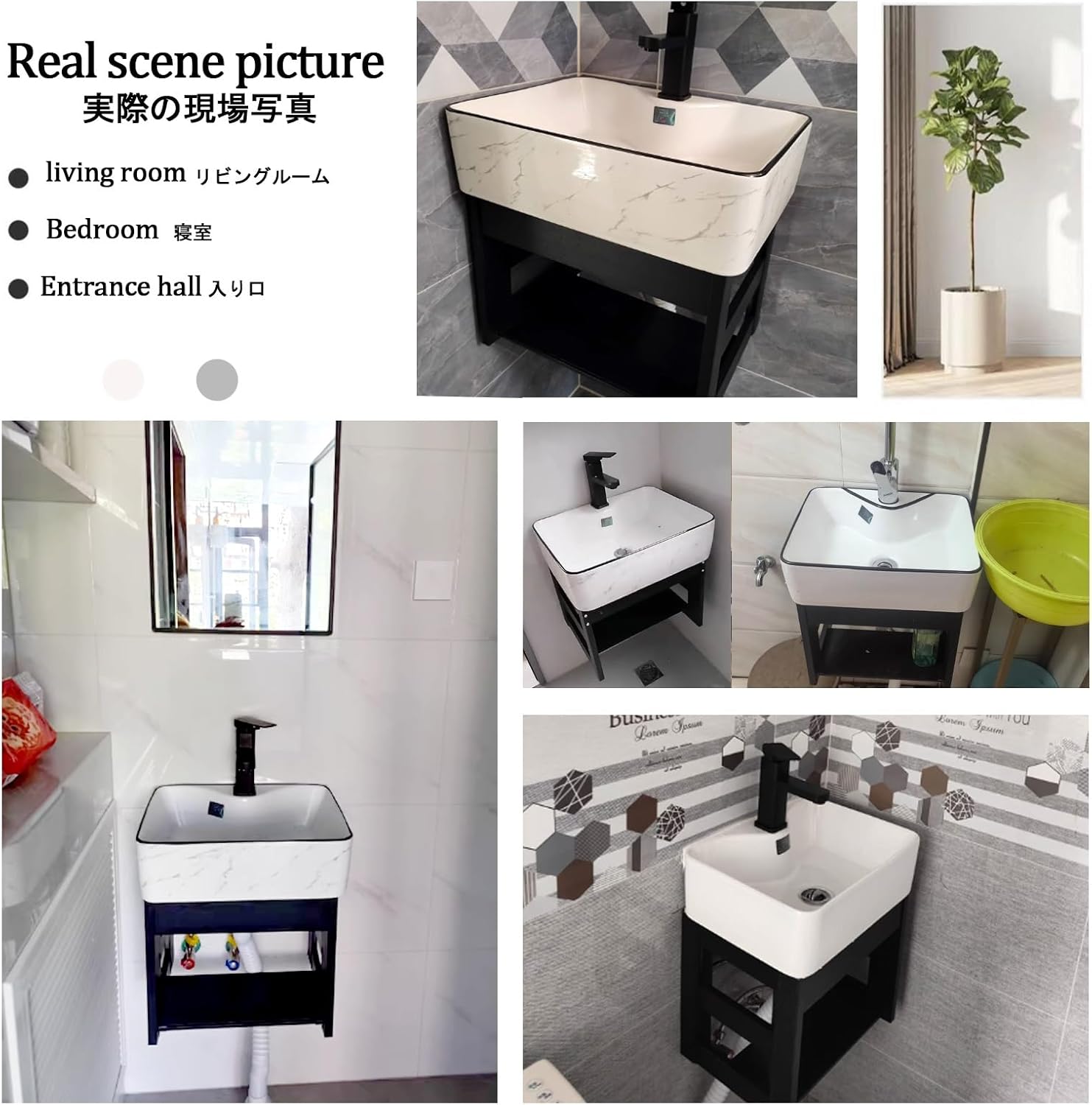 Small Wall Mount Corner Sink,Utility Sink,Wall Mount Bathroom Vessel Sink,Ceramic Liberty Above Counter Wall Mounted Sink,Ceramic Vessel Sink,Farmhouse Sink,for Bathroom,Laundry Room