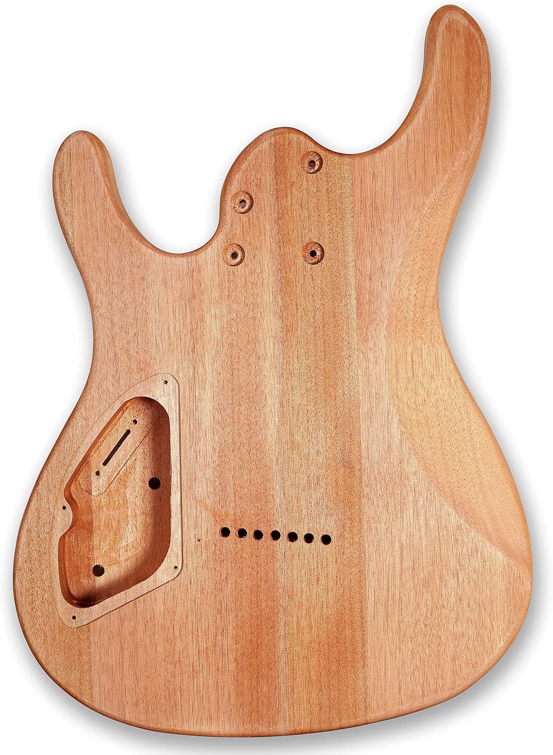 BexGears DIY 7 String Electric Guitar Kits Burl poplar veener top okoume Body maple neck & composite ebony fingerboard You Build The Guitar