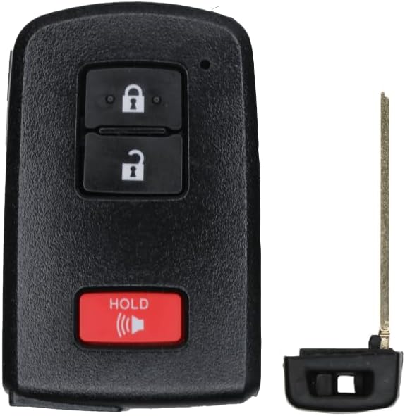 Replcament Smart Key Fob for Toyota Prius C 2012-2019 FCC HYQ14FBA 2AOKM-TY14 Part Number 89904-52290 8990452290