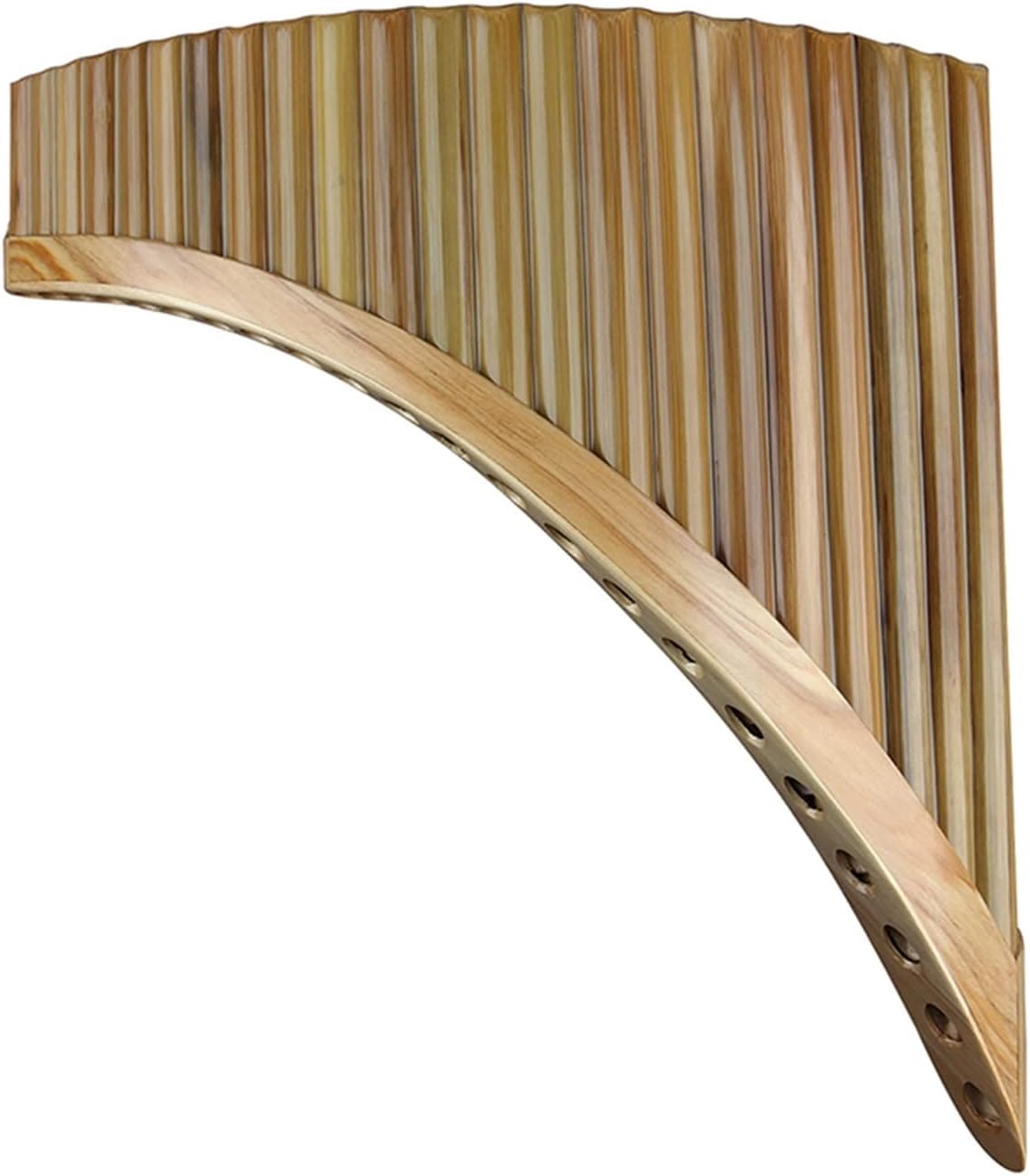 22 Tubes Pan Flute C Key Bamboo Made Original Colour Flute Woodwind Instrument Handmade Pan Pipe