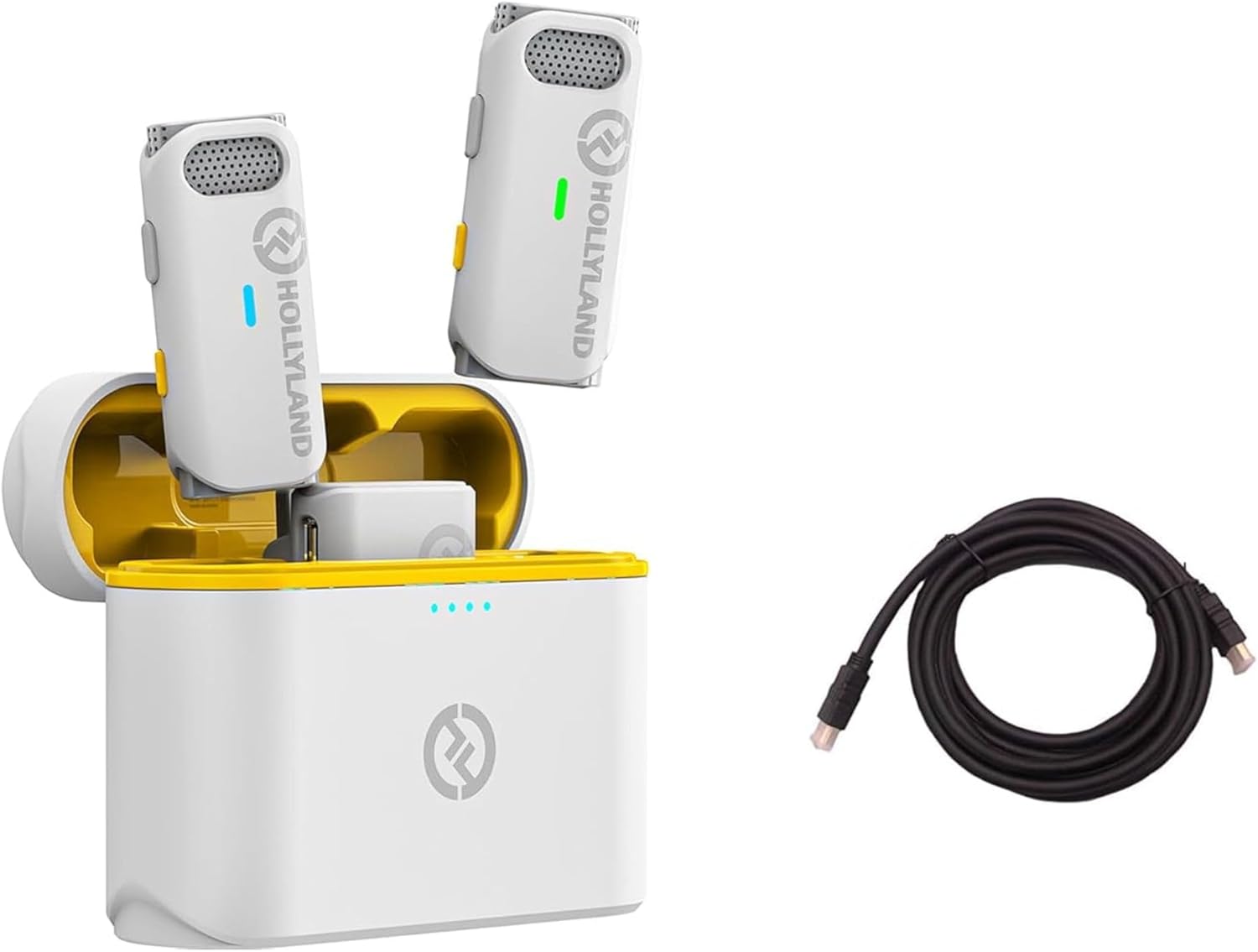 Hollyland HL-Lark M1 Duo-B with HS-101 24K Golded Plated HDMI Cable