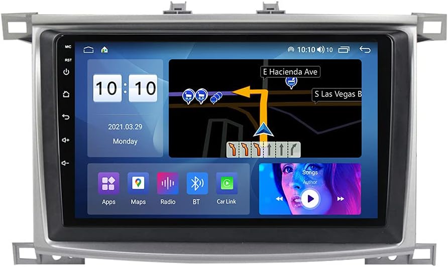 Car Stereo Radio for Toyota Land Cruiser 100 02-07…