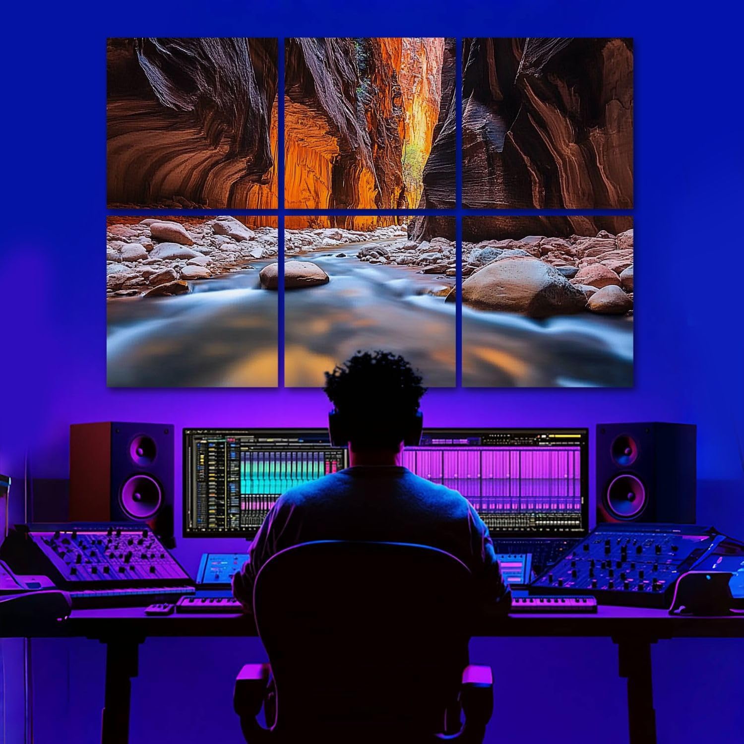 6 Pack Art Acoustic Panels National Park Utah Sound Absorbing Panel 48