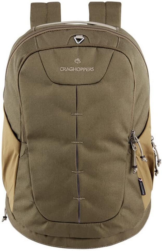 Craghoppers Mens Anti Theft 25L Reflective Waterproof Backpack, Green, Small-Medium