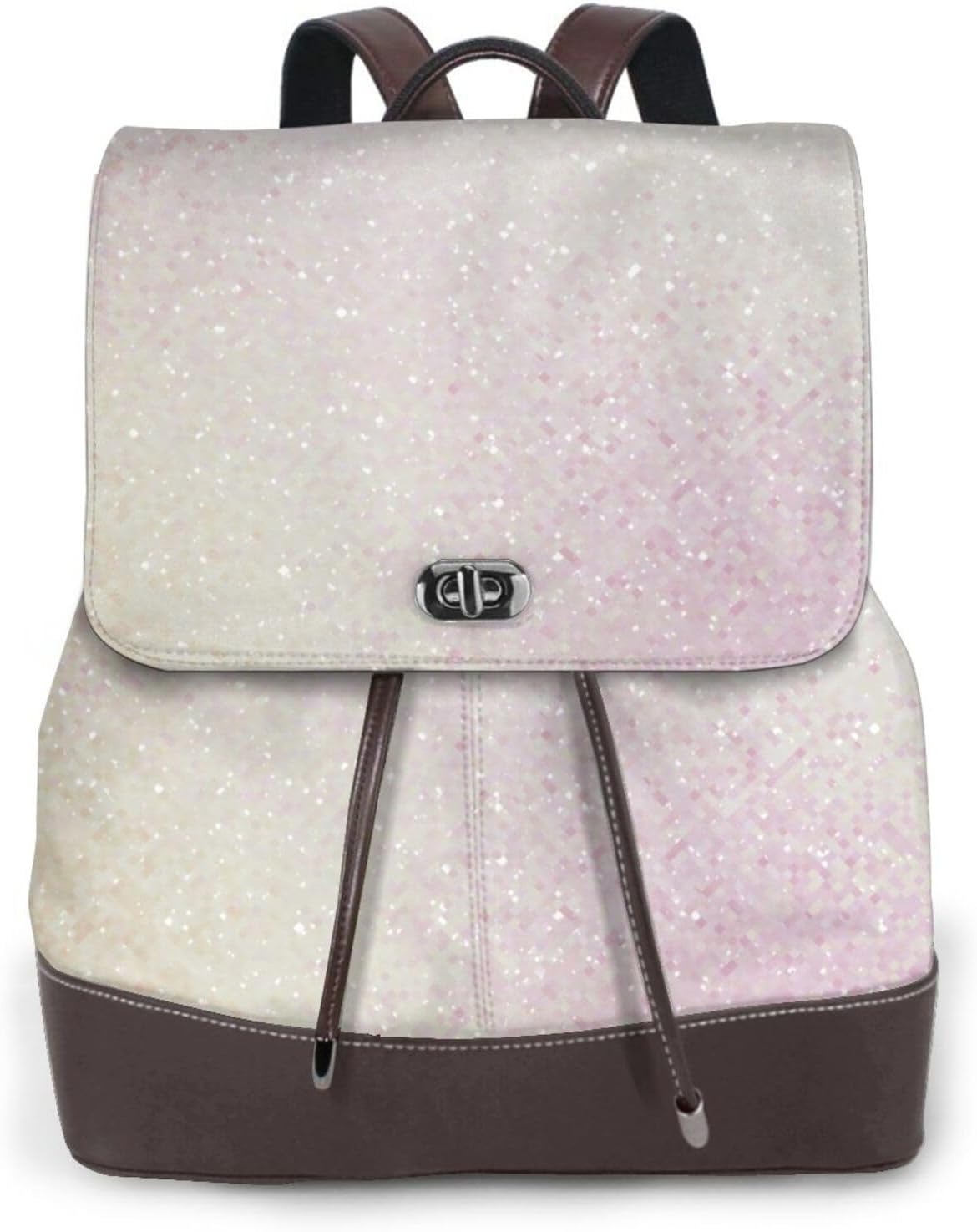 Bright Abstract Mosaic_86036656 for Womens Backpack Purse Microfiber PU Anti-theft Large Fashion Designer Travel Bag Ladies Shoulder Bags