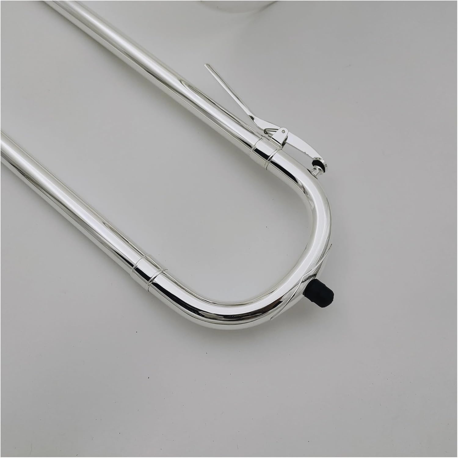 Professionals euphonium Tenor Trombone Bb/F Sliver Plated Musical Instrument With Mouthpiece Case