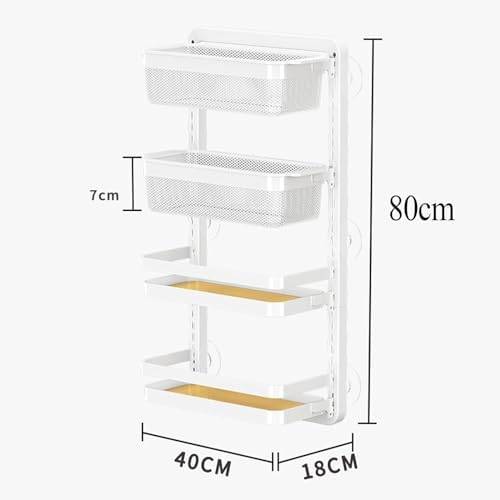 Over The Toilet Shelf Organizer, Bathroom Toilet Shelf Decor, Bathroom Storage Organizer for Over Toilet Storage, Bathroom Shelf Over Toilet Wall Mount (Size : B)
