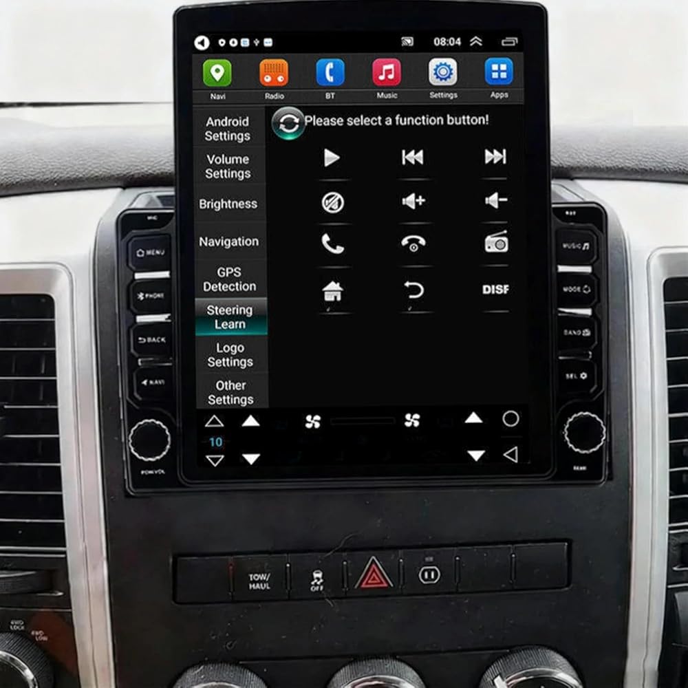 Car Radio for Nissan Juke 2015 with Wireless Carplay & Android Auto, 9.7 Inch IPS Touch Screen Car Stereo Bluetooth FM in Dash GPS Navigation WiFi Backup Camera Steering Wheel Control-4+64G