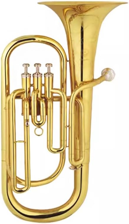 Upright Euphonium, Western Wind Instrument, 4 Flat Key Euphonium, Festival Instrument, Full Sound
