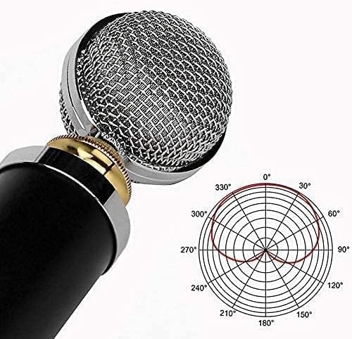 Recording Microphone Computer Mic for PC, Recording Condenser Microphone for Karaoke Recording Podcast