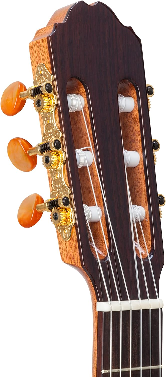 Kremona Rondo TL Thin Body Nylon-String Acoustic-Electric Guitar – Cutaway Design – Handmade in Europe – Padded Gig Bag Included