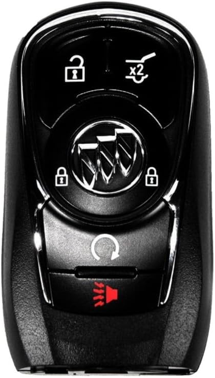 KarParts360 for Buick Enclave 2019 Keyless Entry Remote Key Fob | Black | 5 Button