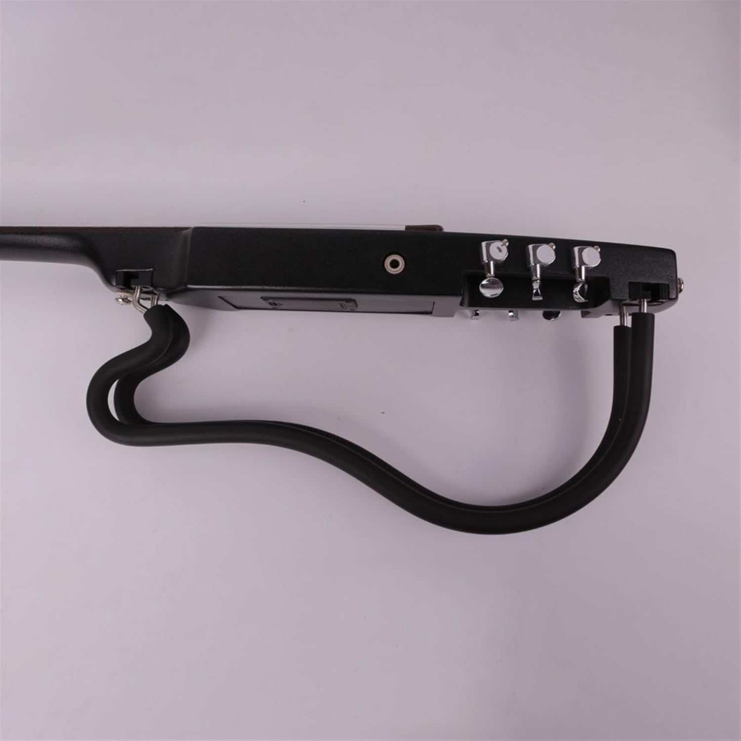 VENEKA Headless Electric Guitar Headless Foldable Silent Electric Guitar Portable Travel Silent Built in Effector Multi-Function Guitars (Color : Left Hand)