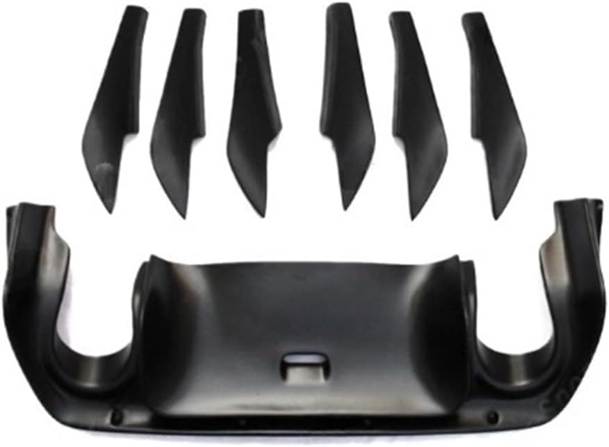 Car Accessories FRP Fiber Glass GRD X PD Ver.3 Aero Style Rear Diffuser With Canards, Compatible For Toyota GT86 FT86 ZN6 FRS BRZ 2012-2016