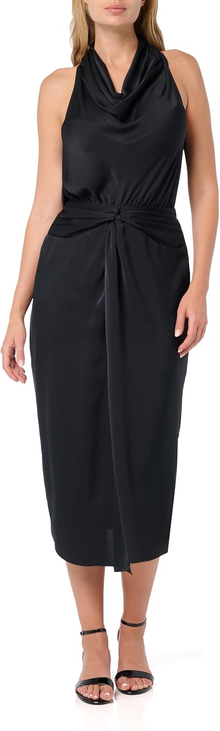 Ramy Brook Women's Indie Cowl Neck Midi Dress