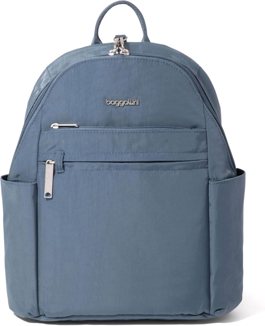 Baggallini Securtex® Anti-theft Vacation Travel Backpack 10x13 Slash-Resistant Nylon Daypack w/RFID