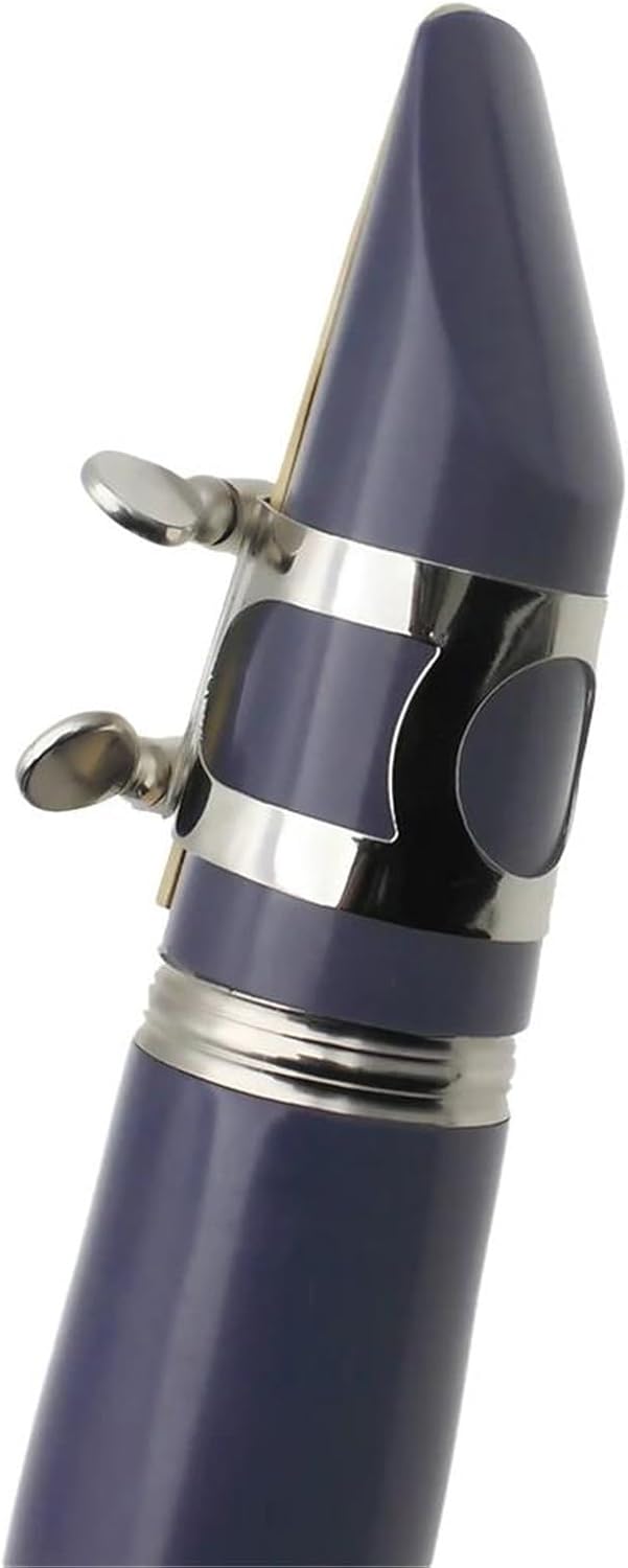 Clarinet Musical Instruments Dark Blue Bb Clarinet B Key Beginner Clarinet For School Orchestra Adults With Hard Shell Kit Stand Gloves(Set)