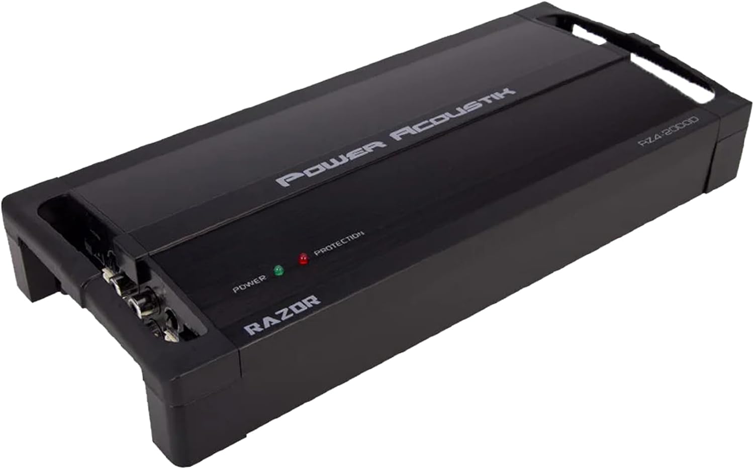 Power Acoustik RZ4-2000D 2000W Class D 4 Channel Amplifier , Black , 13.60in. x 6.30in. x 3.50in.