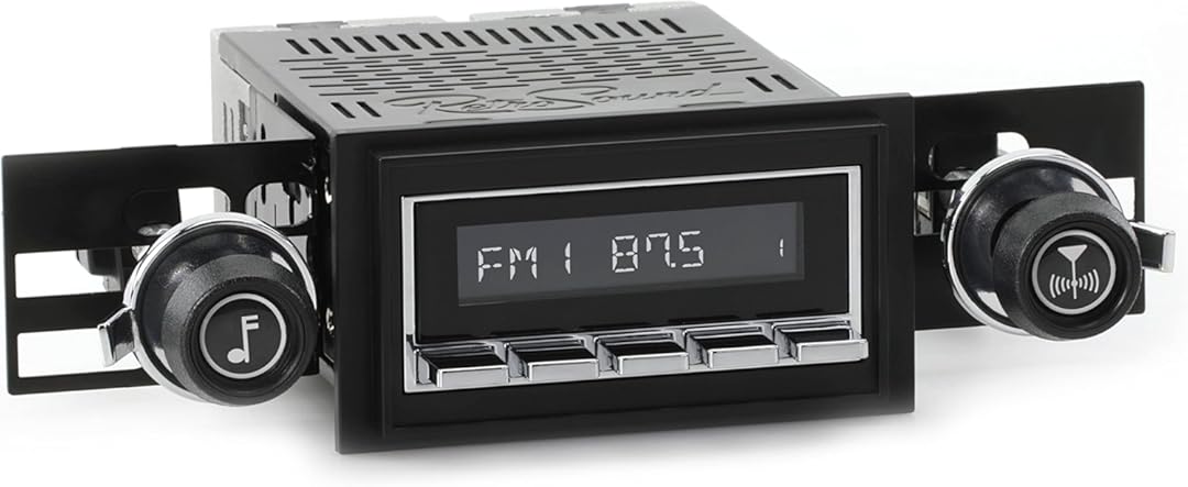RetroRadio Compatible with 1972-76 Chevrolet Corvette Features Include Bluetooth, HD, SiriusXM Ready, AM/FM LC-M4-218-37-73C