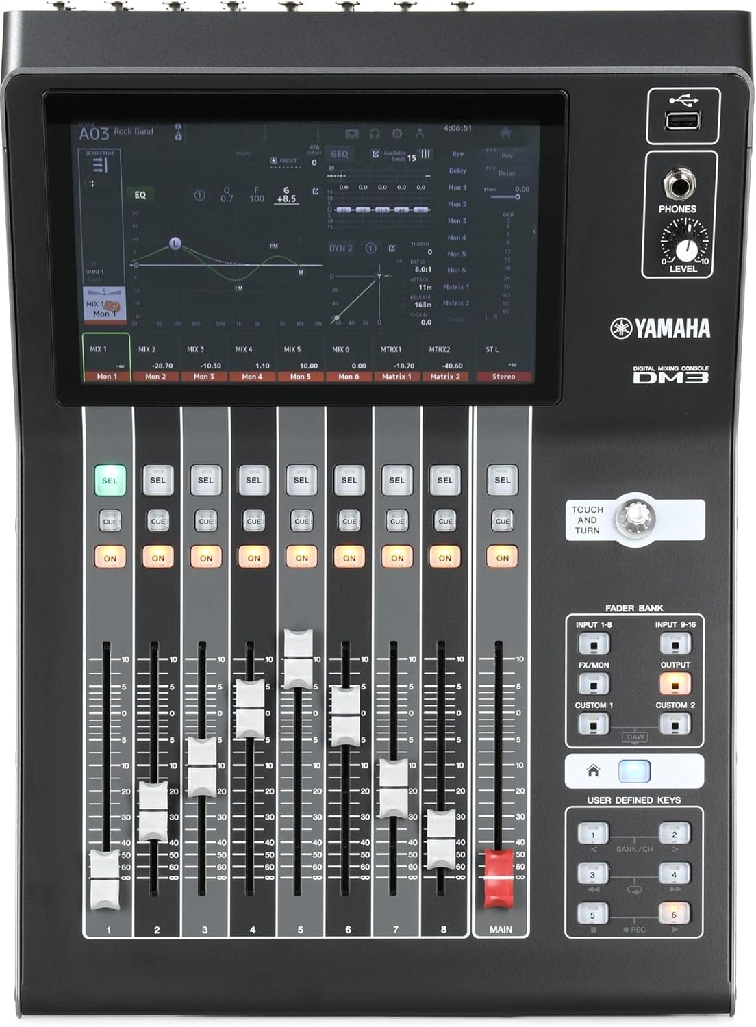 Yamaha DM3 Standard 22 Channel Ultracompact Digital Mixing Console