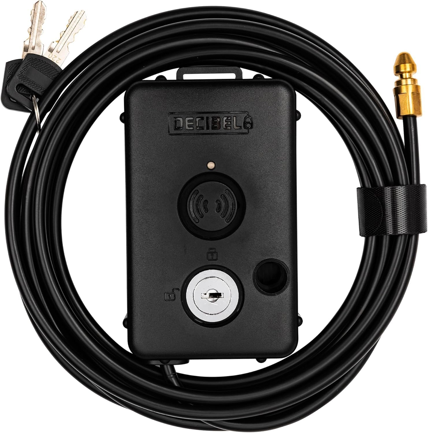 Decibel 15ft Cable Lock with 100dB Alarm, Theft Deterrent for Outdoor Gear, Tools, Kayaks & Generators