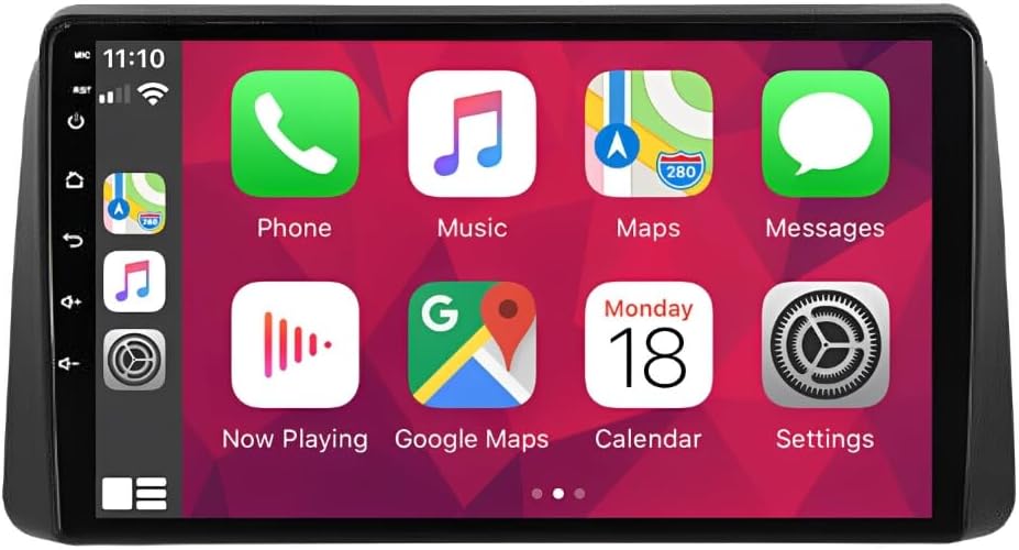 2G+64G Android Double Din Car Stereo for Dodge Grand Caravan 2011-2020 Back Camera, with Wireless CarPlay/Android Auto WiFi/USB/BT, DSP, FM/SWC, MirrorLink GPS Navigator Android 13 Radio 187