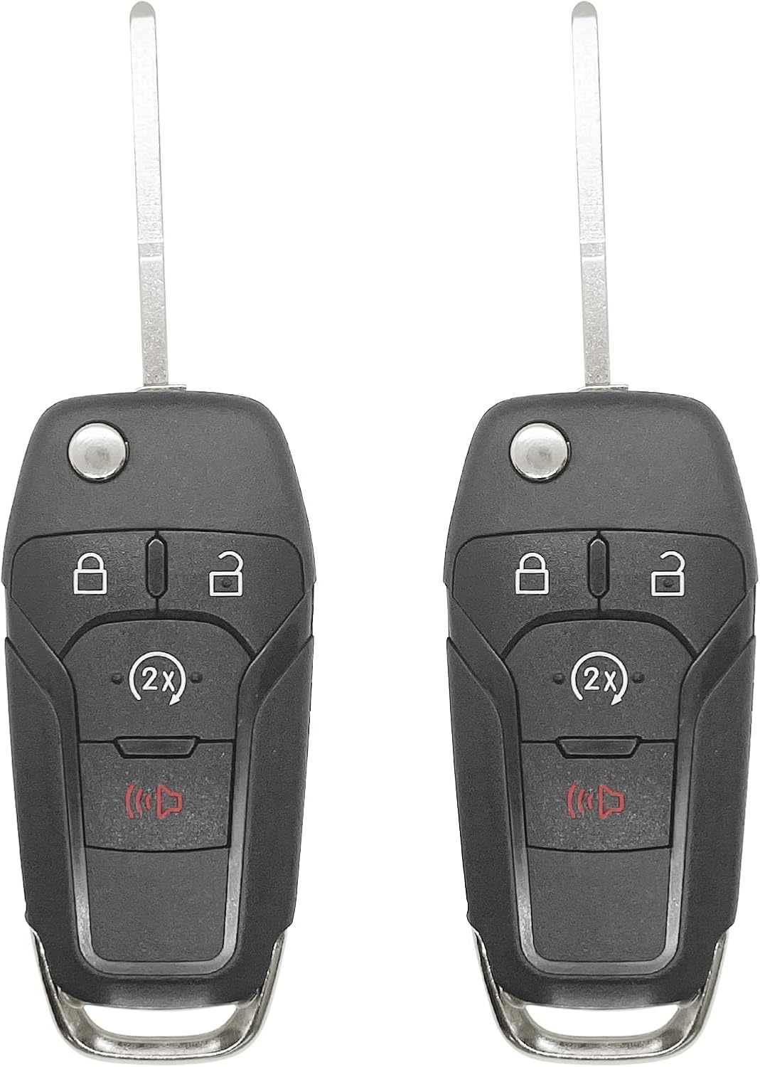 AutoKeyMax 902Mhz Compatible with Flip Car Key Remote for 2015-2020 F150 2018 - 2020 F250 F350 F450 F550 Super Duty 164-R8134 FCCID: N5F-A08TDA (2)