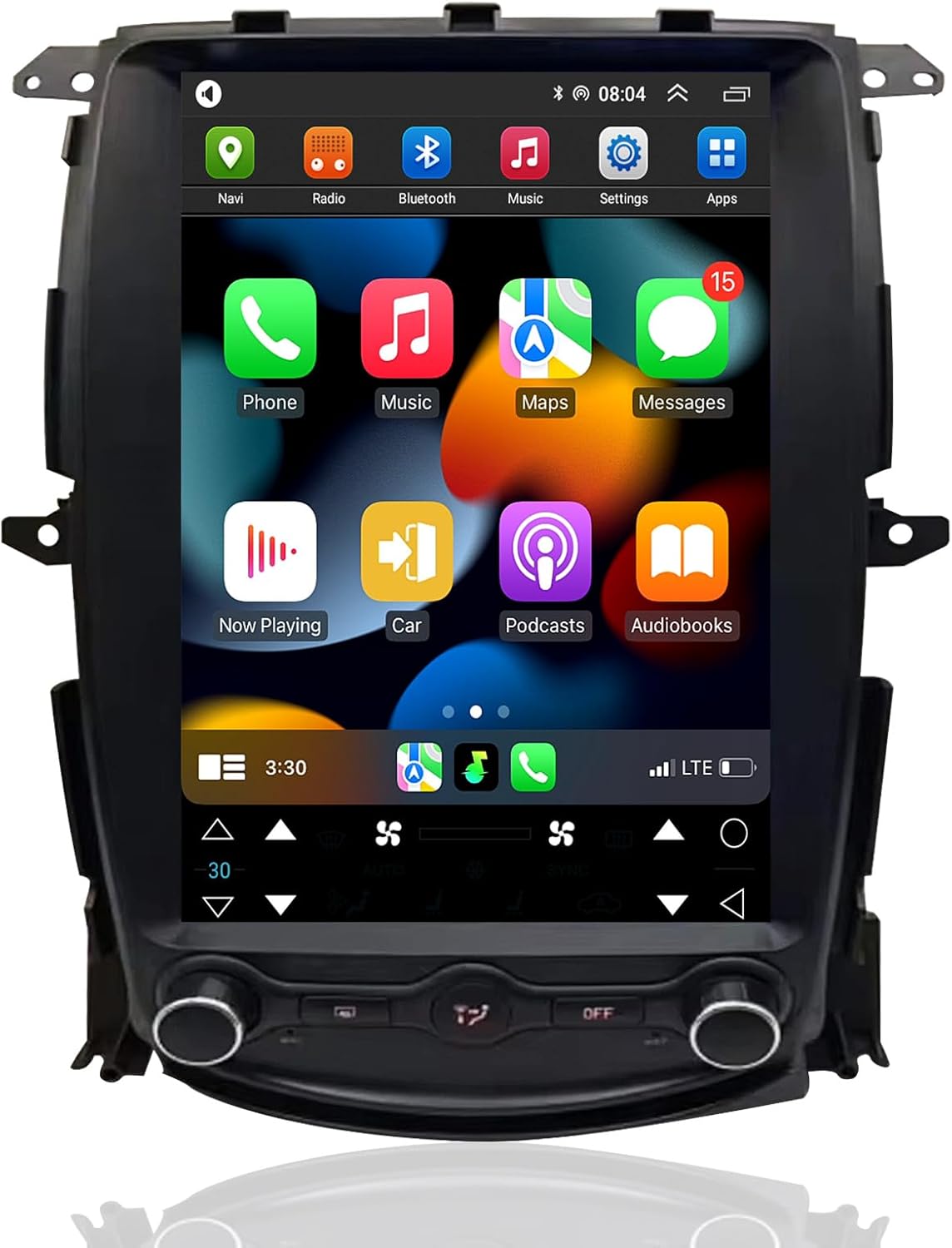 Car Radio for Nissan 370Z 2009-2021 Replacement CarPlay Stereo Android Auto 13.8 Inch Vertical Screen Upgrade Tesla Style with DSP SWC WiFi Bluetooth Audio