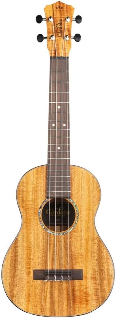 Cordoba 35T All Solid Acacia Tenor Ukulele with Polyfoam Case