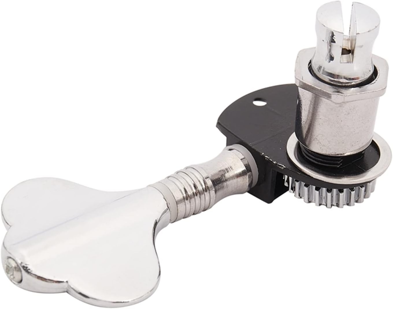 A Set of 4 Pcs Chrome Bass Tuning Pegs Machine Heads Tuners for Bass Guitar Accessories Parts Musical Instrument Guitar Machine Heads Knobs