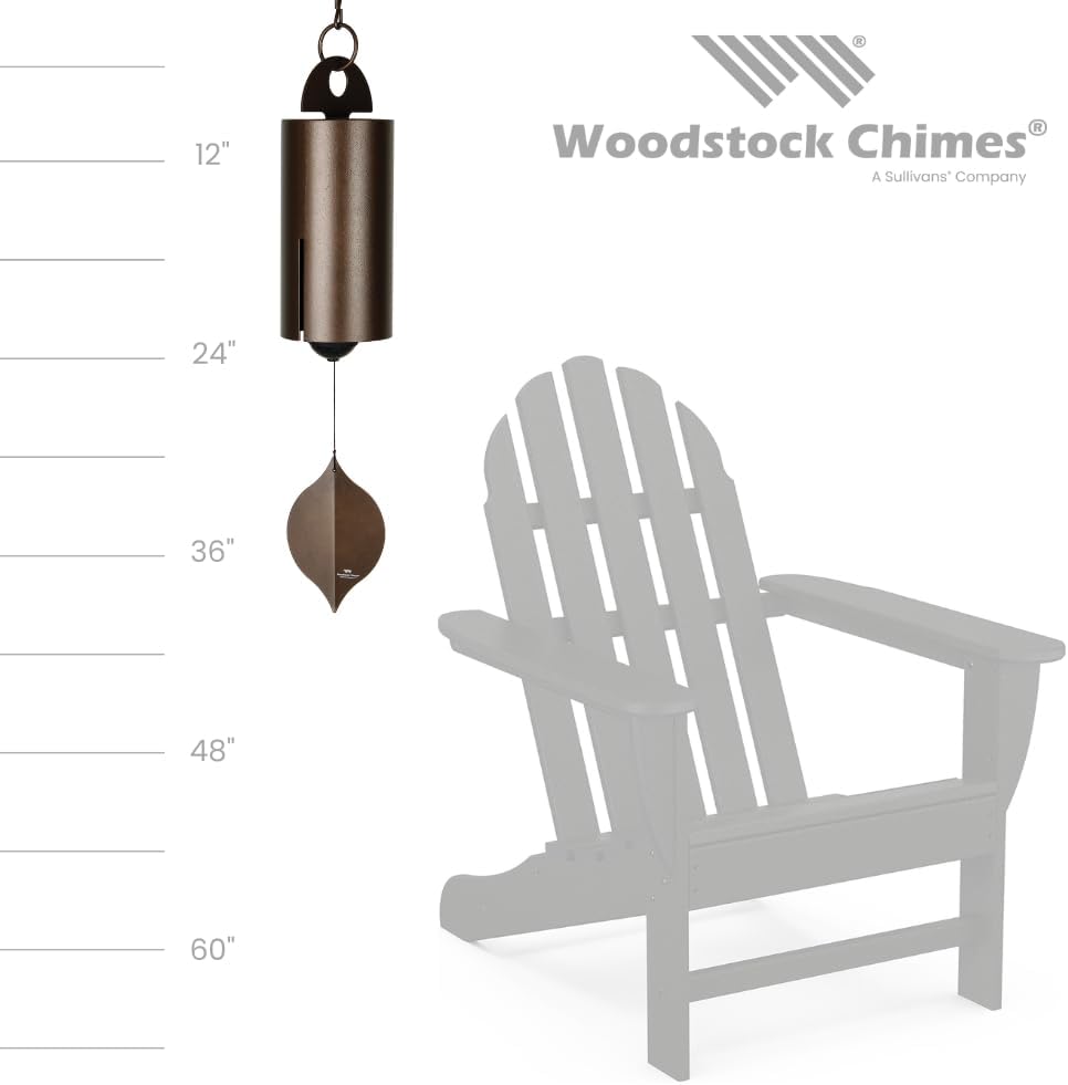 Woodstock Wind Chimes Heroic Windbell Wind Chimes for Outside, 40