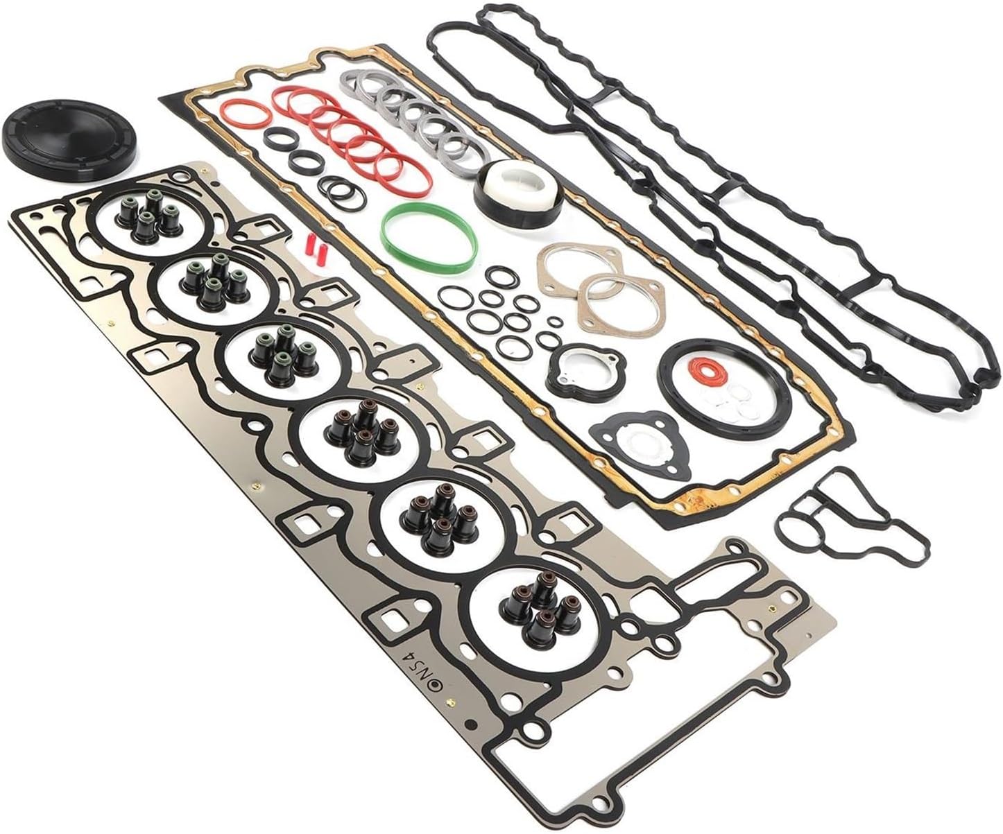 11127557265 11127565286 11137548031 11117587168 N54 3.0 Engine Overhaul Gasket Seals Kit Compatible with BMW 335i 135i E60 E90 E92 E89 E71