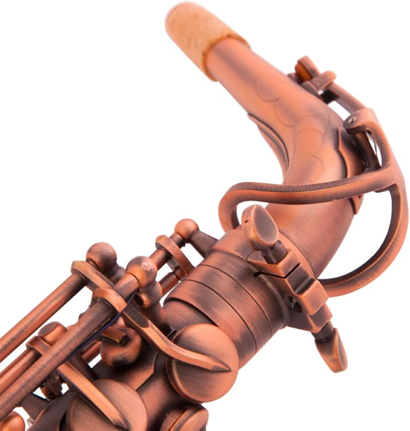 E Flat Alto Saxophone Woodwind Instrument Professional Beginners Grade Exam Matt Red