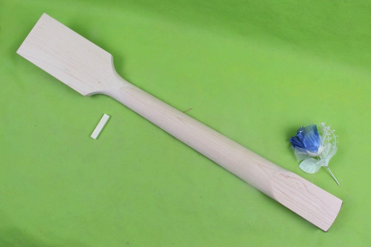 Yinfente 7-String Electric Guitar Neck Replacement, Maple Neck, Rosewood Fretboard, 22 Frets, 24.75 Inch Scale, Brown, Alloy Steel Strings