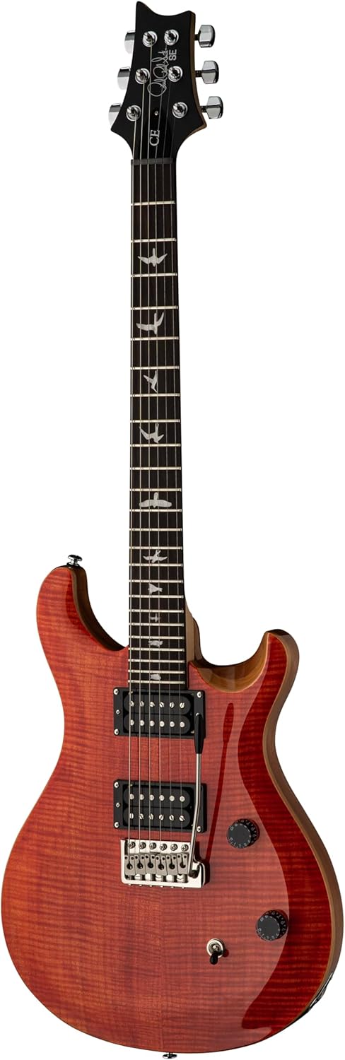 PRS SE CE 24 Electric Guitar, Blood Orange with Gigbag