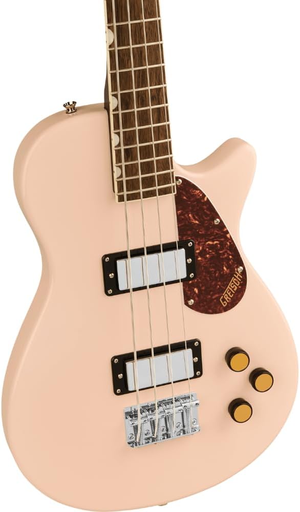 Gretsch Streamliner Jet Club Short-scale Electric Bass Guitar - Shell Pink