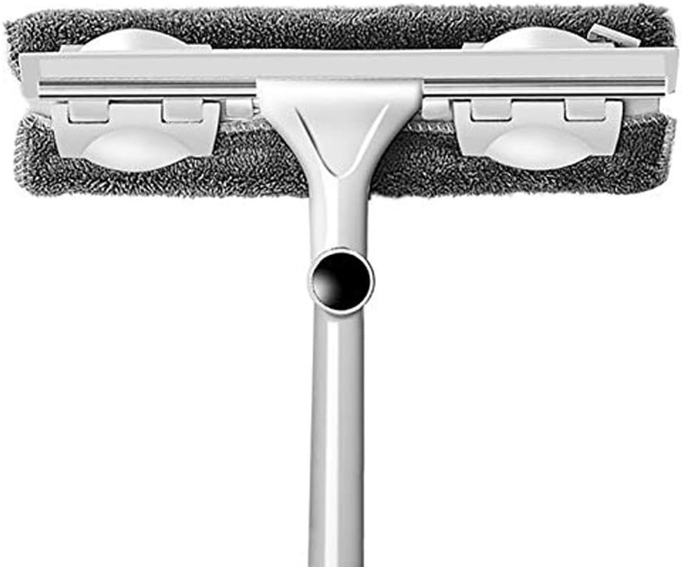 Glass Cleaner-Professional Window Cleaning Combo - Squeegee & Microfiber Window Scrubber