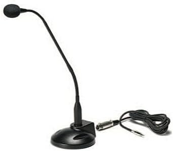 VEC 18 Inch Professional Uni-Directional Noise Canceling Gooseneck Stereo Microphone with 10 FT USB Cord