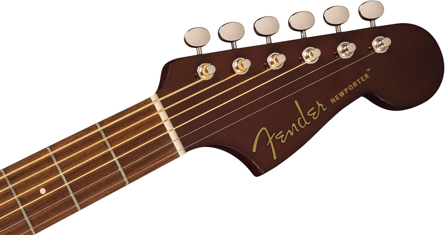 Newporter Player, Walnut Fingerboard, Gold Pickguard, Natural