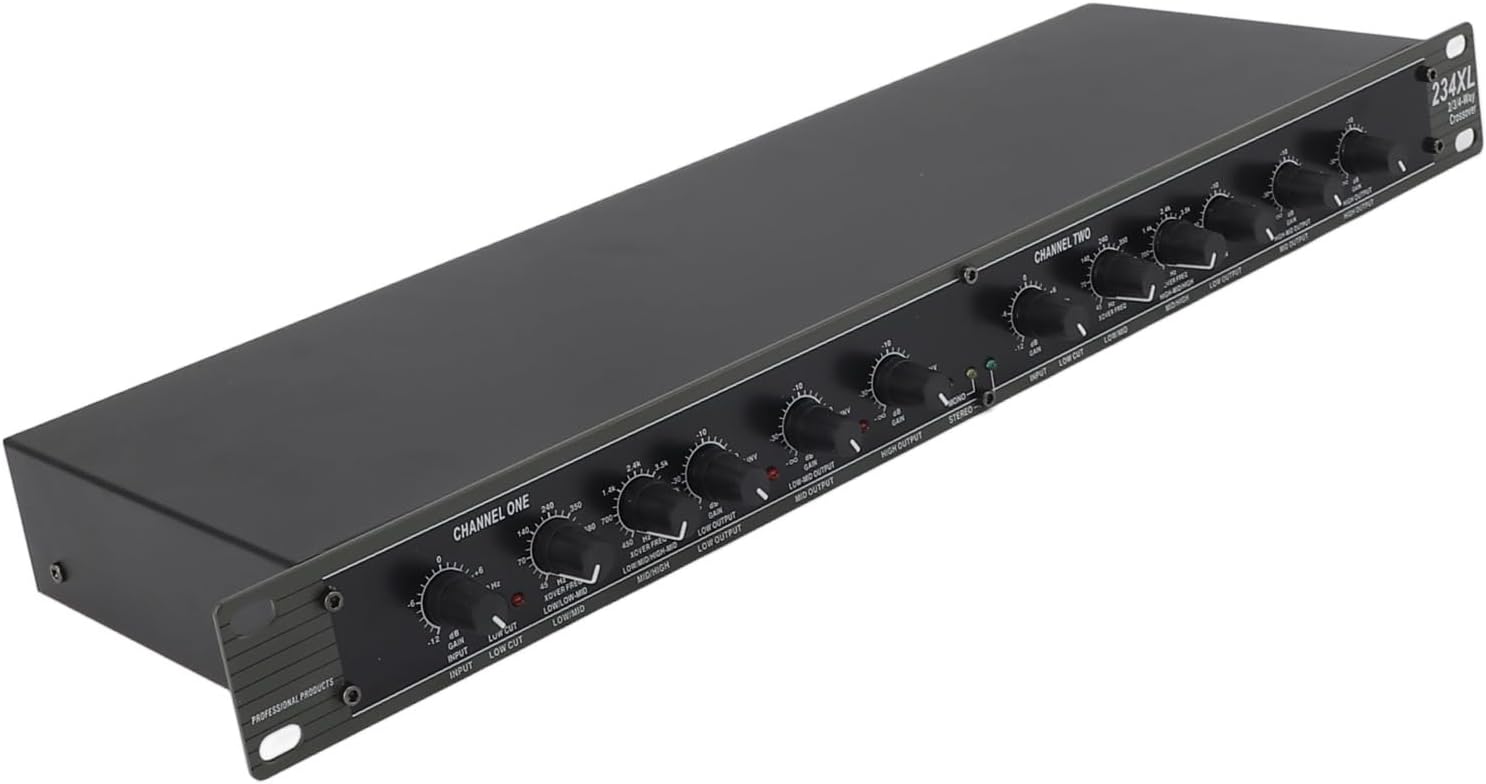 234XL Crossover Professional Stereo 2/3 Way Mono 4 Way Crossover with Advanced Technology for Outdoor Stage Performance