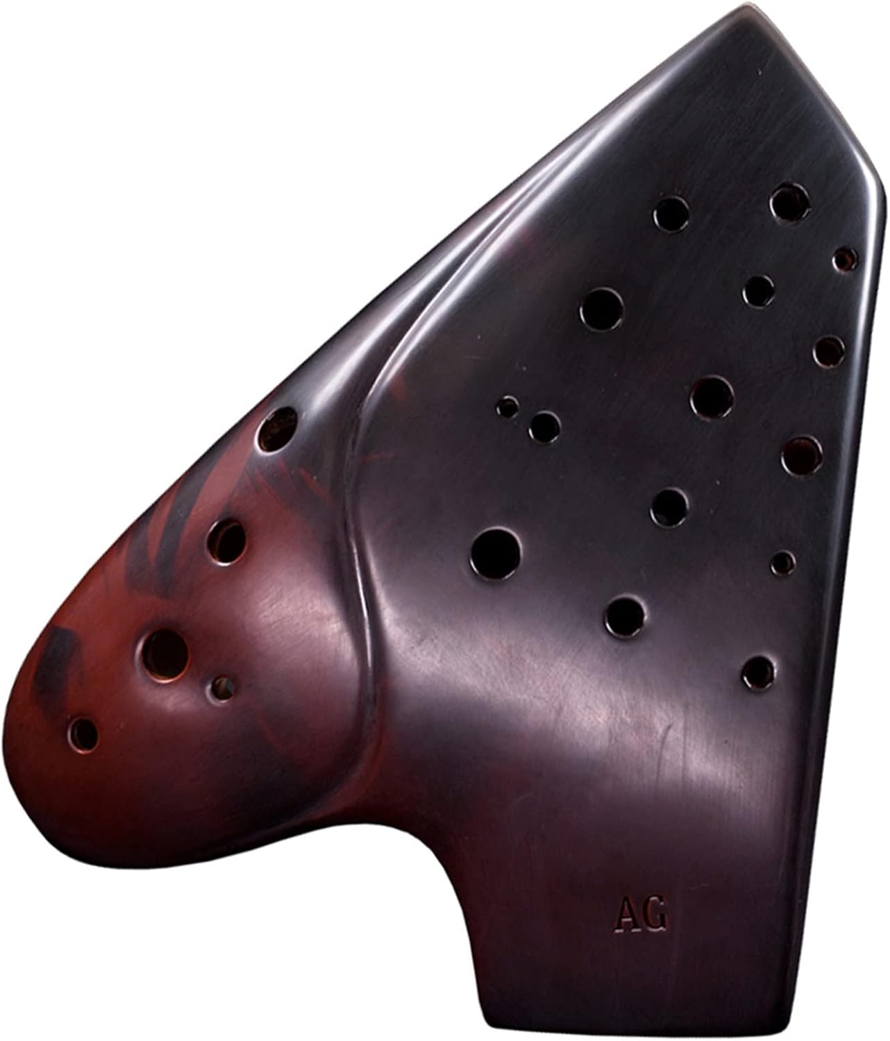 TSTS Students and Beginners Three-Pipe Ocarina Smoked Alto G-Tone Professional Playing Wind Instrument Children Ocarina