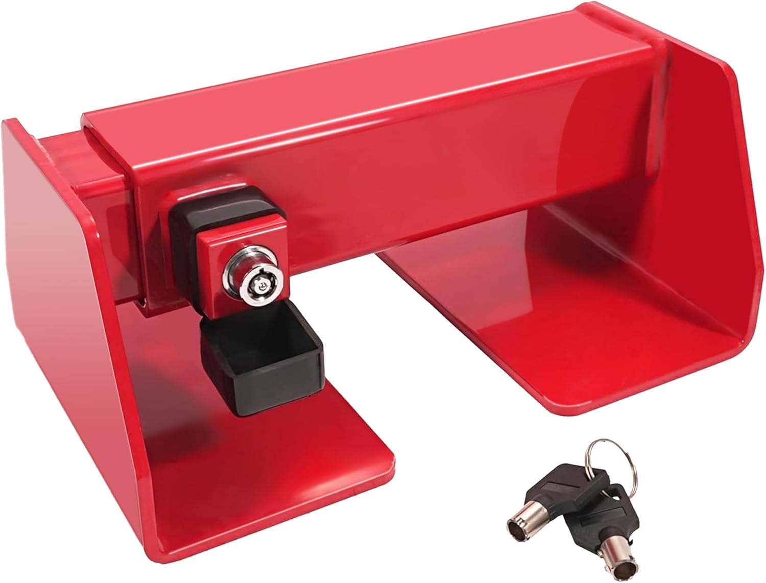Heavy Duty Shipping Container Lock with 2 Keys, Cargo Door Security Lock for Semi Trailer Trucks, Containers & Heavy Equipment - Anti-Theft Steel Construction
